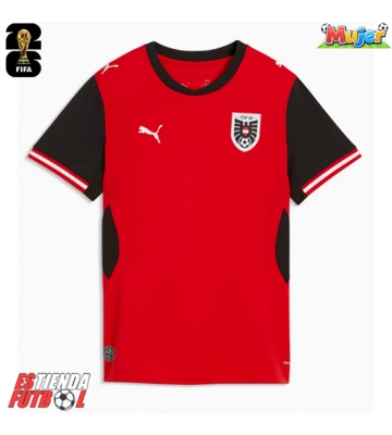Austria Primera Equipación Mujer Mundial 2026 Manga Corta